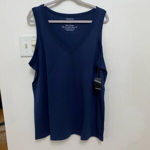 Torrid Girlfriend Signature Jersey V-Neck Tank